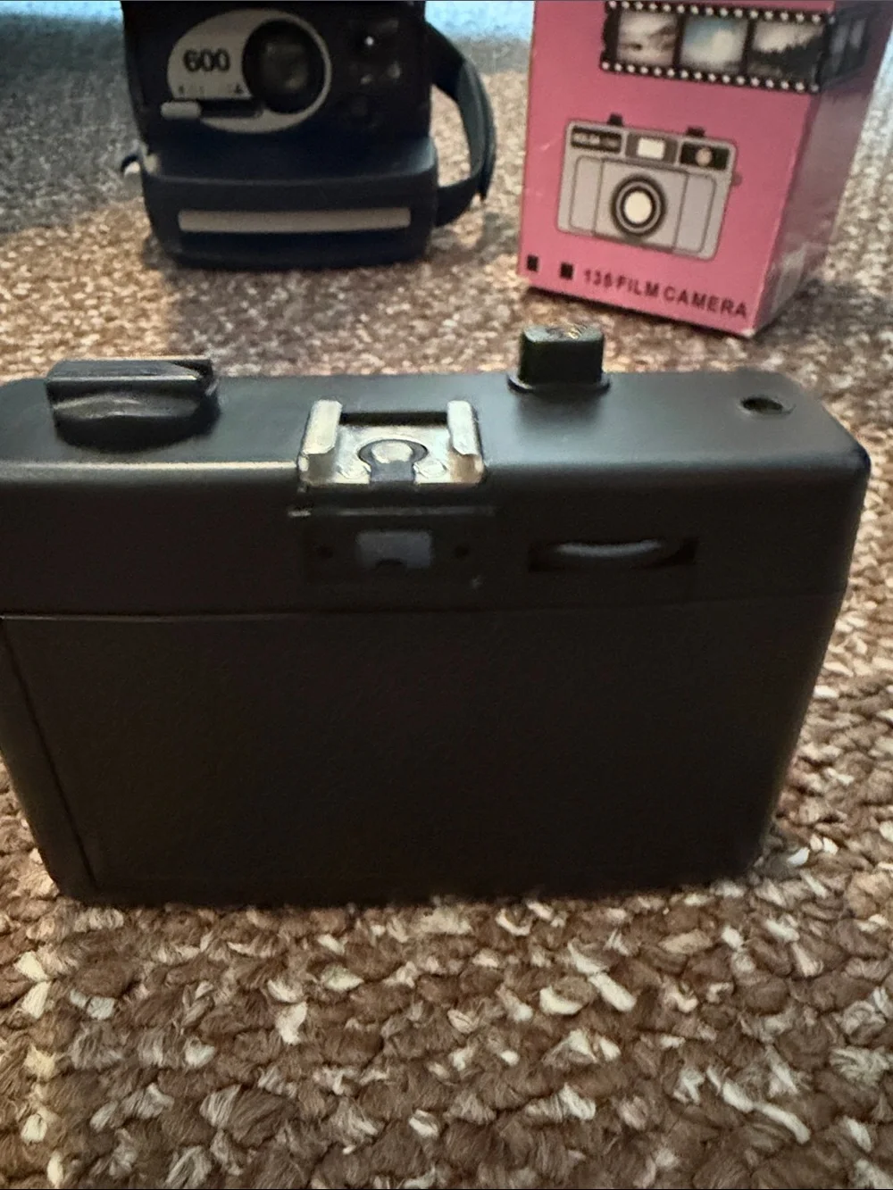 Vintage Polaroid 600 + Holga 135 Film Camera Bundle | Retro Film Cameras